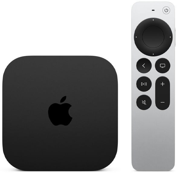 Медиаплеер Apple TV 4K 2022US, HDMI, серебристый, черный, tvOS купить ...