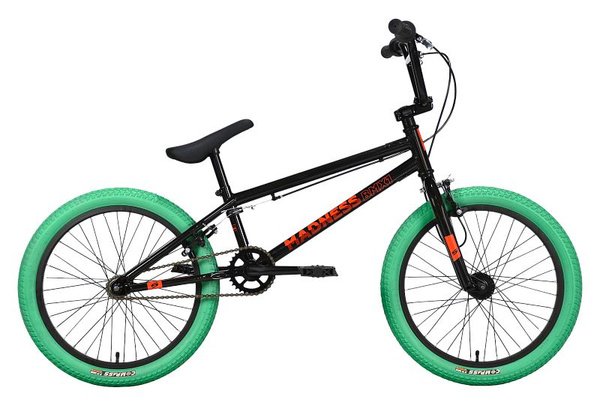 Велосипед STARK Madness BMX 1 - 23г. (черный-красный-зеленый) - купить ...