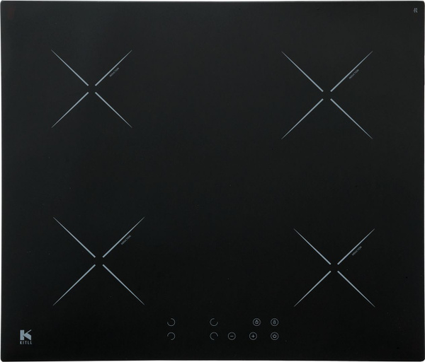 Варочная панель индукционная Kitll KHI 6001 BLACK 4 конфорки 60x52 см ...
