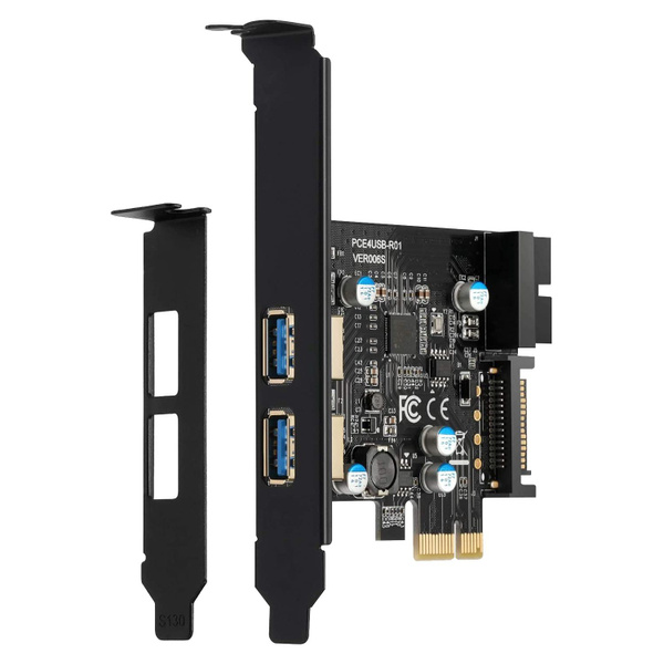 Адаптер PCI-E USB 3.2, 5 Гбит/с PCI Express (PCIe) купить на OZON по ...