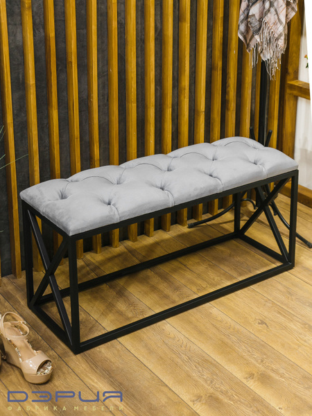 Банкетка банкетка Санта2, Микровелюр, 97х35х47 см - купить по доступным ...