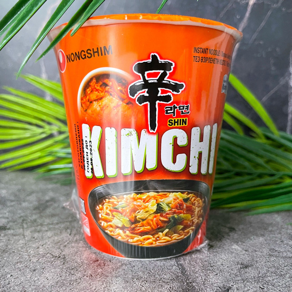 Лапша быстрого приготовления Нонгшим Кимчи Рамен острая 1шт. 75гр ...