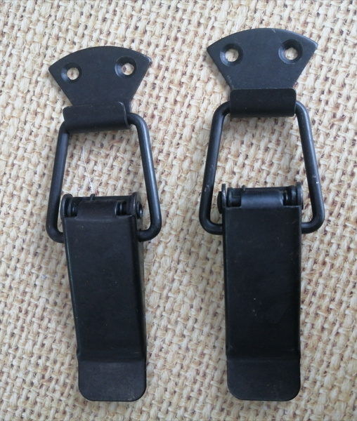 Замок-защелка на ящик, 7,5 см, железный, цвет черный, 2 штуки - купить ...