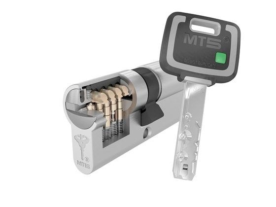 Цилиндровый механизм Mul-T-Lock MT5+ 100 (35x65) ключ-ключ никель ...