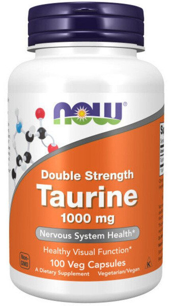 Now Taurine 1000 мг, 100 раст. капсул купить на OZON по низкой цене ...