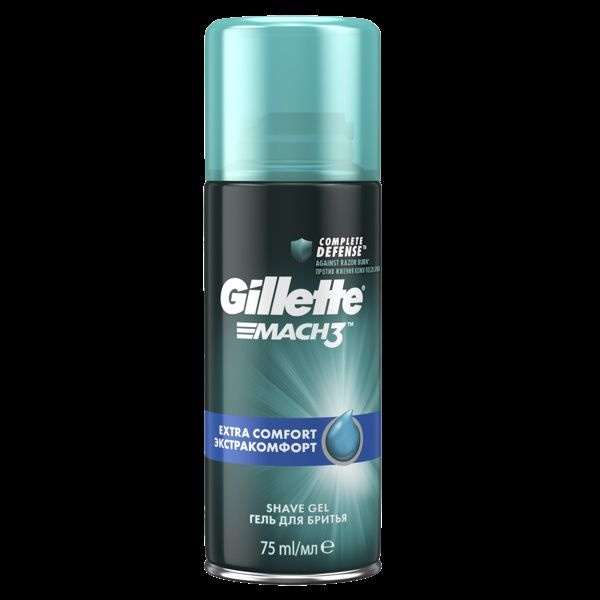 Гель для бритья мужской Gillette Mach3 Complete Defense Экстракомфорт ...
