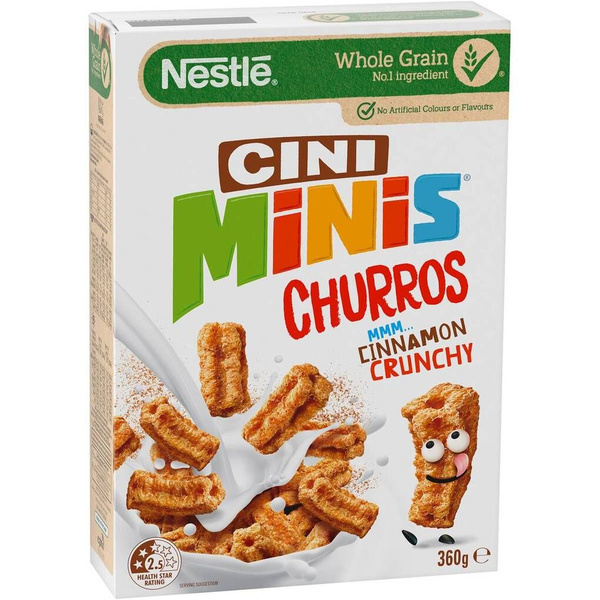 Сухой завтрак Nestle Cini Minis Churros / Нестле Нестле Минис Чуррос со ...