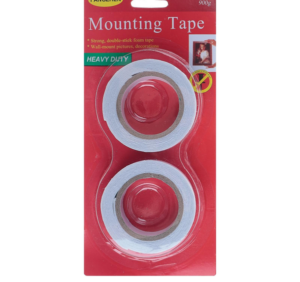 Клейкая лента двусторонняя, на вспененной основе, 18 мм х 1 м, в ...