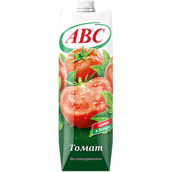 Сок "АВС" Томатный с мякотью и солью 1 л. 12 шт. - купить с доставкой ...