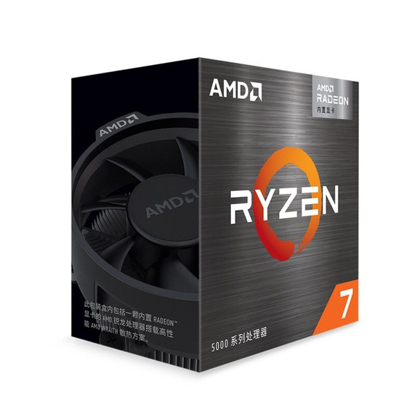 Процессор AMD AMD Ryzen 7 5700G Ryzen 7, BOX (без кулера), 8 яд., 3.8 ...