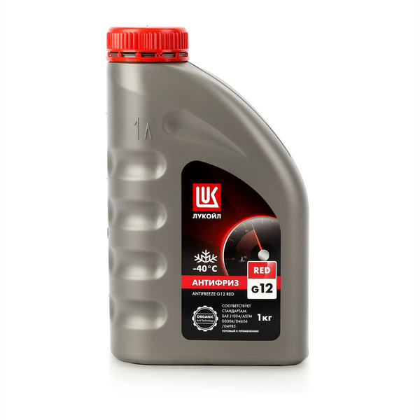 Антифриз ЛУКОЙЛ (LUKOIL) G12 RED купить по выгодной цене в интернет ...