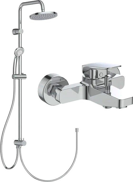 Душевая стойка Ideal Standard Ceraplan C1002AA с тропическим душем, со ...