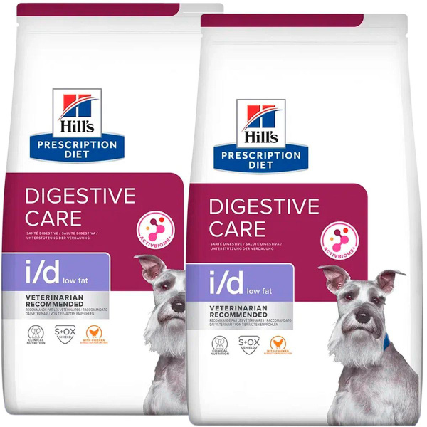 Сухой корм HILL'S PRESCRIPTION DIET I/D LOW FAT BIOME для взрослых ...
