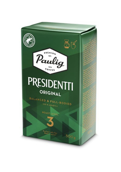 Кофе молотый Paulig Presidentti Original 500 гр. - купить с доставкой ...