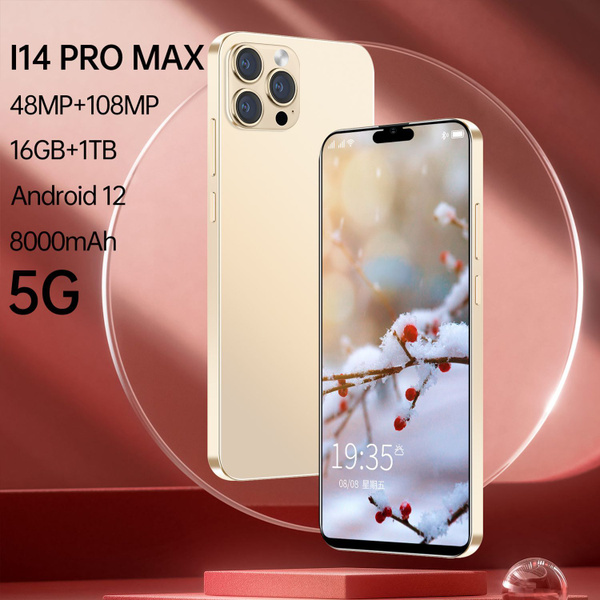 Смартфон Российский мобильный телефон smart 5G i14 Pro Max, аккумулятор ...