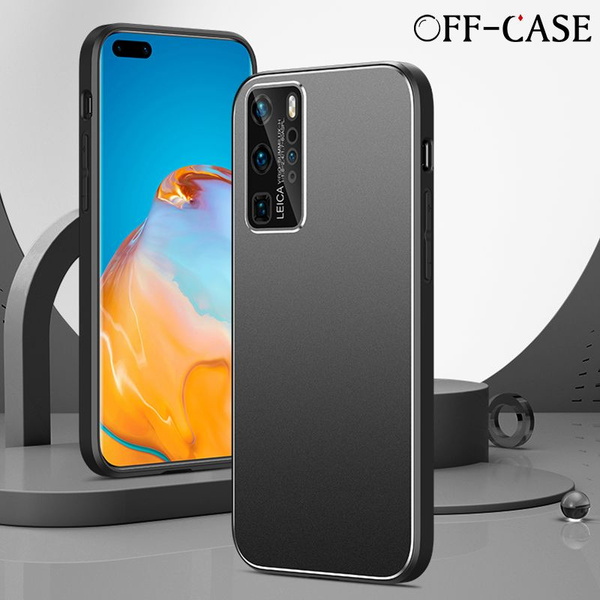Чехол для Huawei P40 Pro / Хуавей P40 Про, Противоударная рама из ...