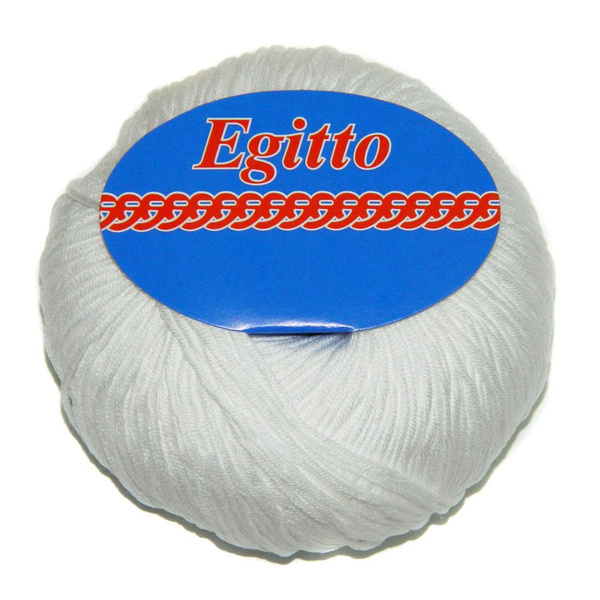Пряжа Egitto - египетский хлопок - 5 мотков (120 м, 50 гр), цвет 82 ...