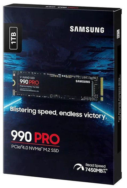 1 ТБ Внутренний SSD-диск Samsung 990 PRO (MZ-V9P1T0BW) - купить по ...