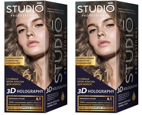 Studio Professional Essem Hair Краска для волос Голографик, 6.1 ...