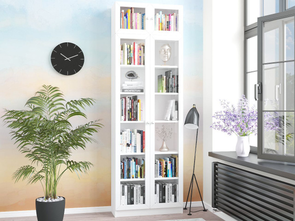 Шкаф книжный СОФИТА Билли 20 с антресолью, 80x30x237 см купить c ...
