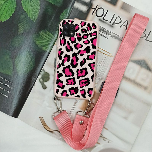 Kросс-боди Силиконовый чехол для Samsung Galaxy A22 5G / Самсунг ...