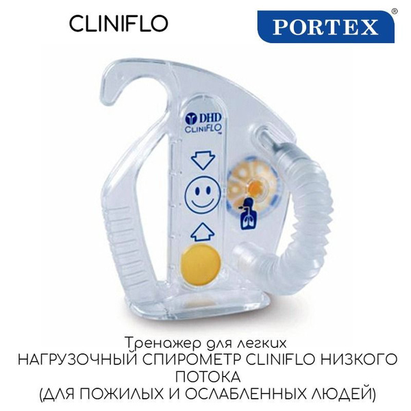 Нагрузочный (стимулирующий) спирометр Portex CliniFLO низкого потока ...
