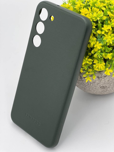Кожаный чехол / Leather case / для Samsung Galaxy S23 Plus / Самсунг ...