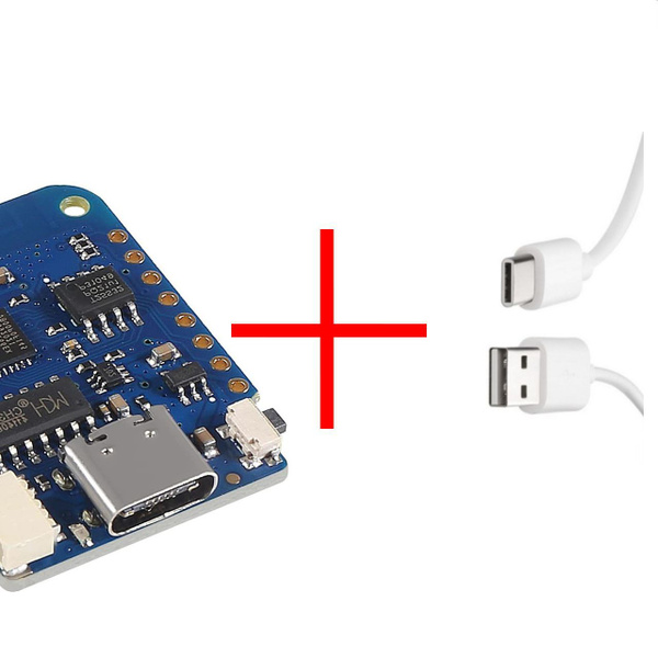 Контроллер Wemos D1 mini ESP8266 v4 TYPE - C + кабель TYPE - C - купить ...