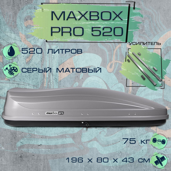 Багажный бокс MaxBox Pro._520 - купить по доступным ценам в интернет ...