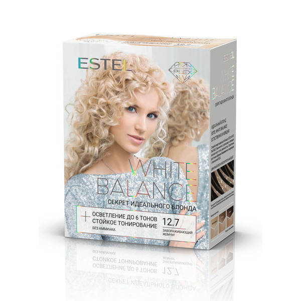 ESTEL WHITE BALANCE Набор Секрет идеального блонда тон 12.7 ...