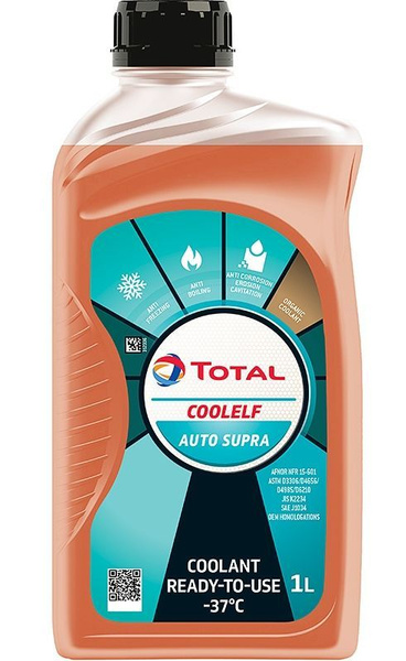 Антифриз Total Coolelf Auto Supra -37C, Готовый раствор купить по ...