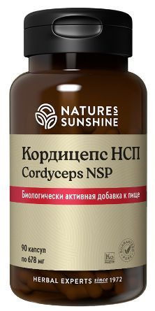 Кордицепс НСП (Cordyceps NSP), капсулы массой 678мг (БАД к пище ...