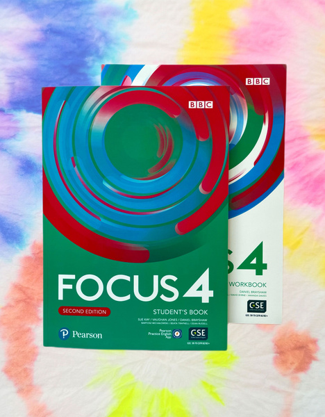 Учебник Focus 4 (С ОНЛАЙН КОДОМ) Полный комплект Student's Book and ...