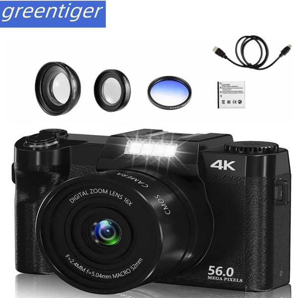 Компактный фотоаппарат Greentiger WD03 WIFI-ZXJ-GMS QUAN JIA, черно ...