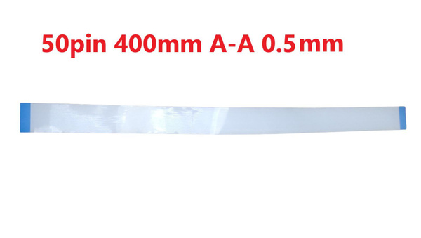 Шлейф FFC 50-pin Шаг 0.5mm Длина 40cm Прямой A-A AWM 20624 80C 60V VW-1 ...