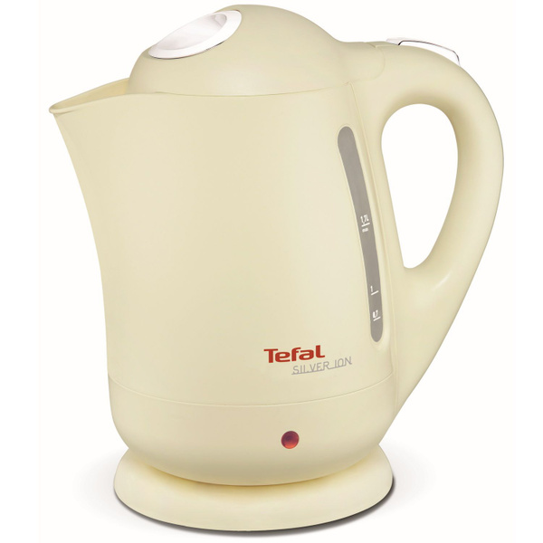 Чайник электрический Tefal Silver Ion BF925232, желтый, объем 1.7 л ...