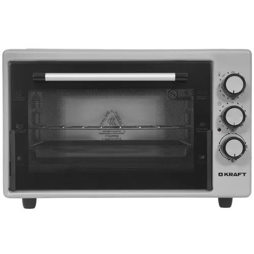 Мини-печь KRAFT KF-MO 3800 GR, серый, 38 л купить по низкой цене с ...