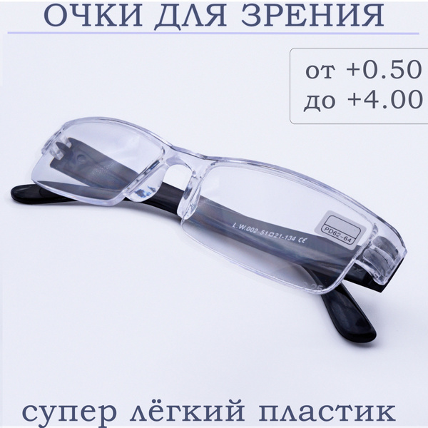 Готовые очки лектор пластик, Готовые очки для зрения с диоптриями ...