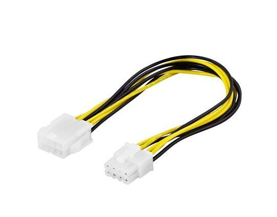 Кабель Удлинитель питания CPU 8PIN 0,2m - купить по низкой цене в ...