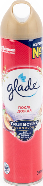 Освежитель воздуха Glade / Глейд После дождя спрей сухое распыление ...