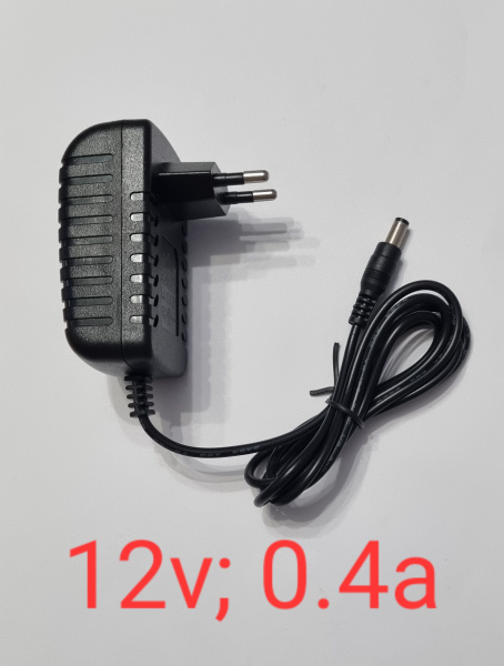Адаптер (блок) питания 12V, 0.4A; для эпилятора Braun; Philips; Rowenta ...
