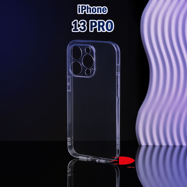 Чехол для iPhone 13 Pro с защитой камеры, прозрачный чехол на айфон 13 ...