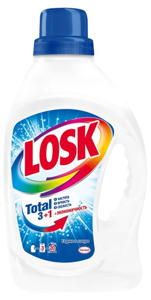 Гель для стирки Losk Горное озеро, 1,3 л - купить с доставкой по ...