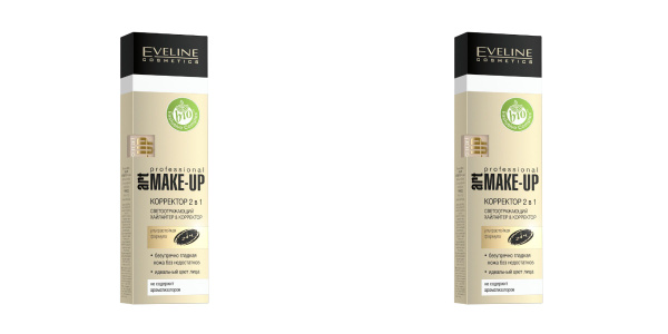 Eveline Cosmetics Корректор для лица 2в1 Art Make-up Professional, тон ...