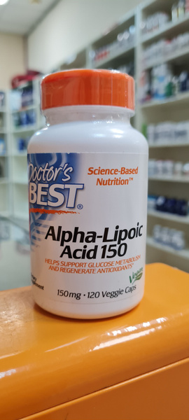 Doctor's Best Alpha lipoic acid 150 mg 120 veggie caps Доктор Бэст ...