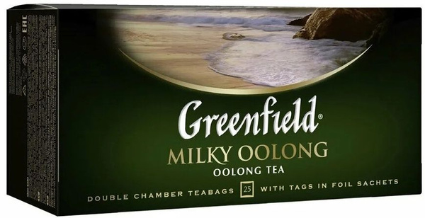 Greenfield Чай улун Milky Oolong, 25 пакетиков по 2 г - купить с ...