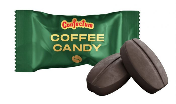 Карамель леденцовая "Coffee Candy" (Кофе канди), 500 гр., Конфектум ...