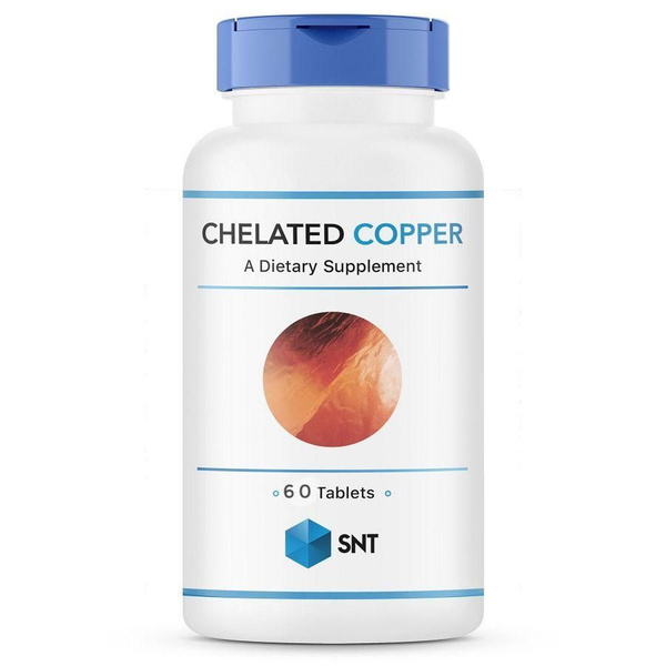 Хелатная медь, SNT Chelated copper 2.5 мг, 60 таблеток купить на OZON ...