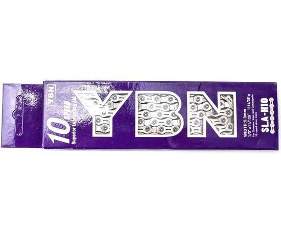 Цепь велосипедная YBN SLA-H10 118 звеньев (серебристая) - купить с ...
