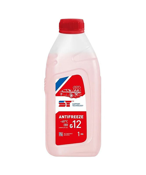 Антифриз SUPPORT TECHNOLOGY ST G12 1 кг красный купить по выгодной цене ...